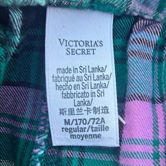 Victoria’s Secret Plaid Flannel Pajama Pants - Women’s Medium - Picture 6 of 7